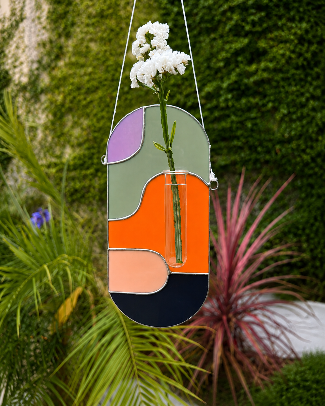 Retro Wavy Plant Holder