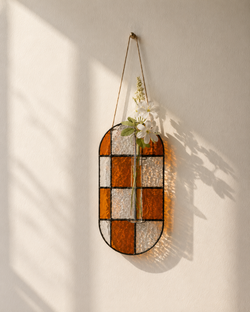Checkered Plant Holder
